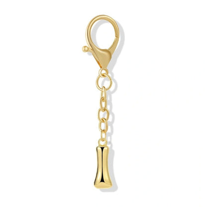 Bubble Initial Letter - Bag Charm
