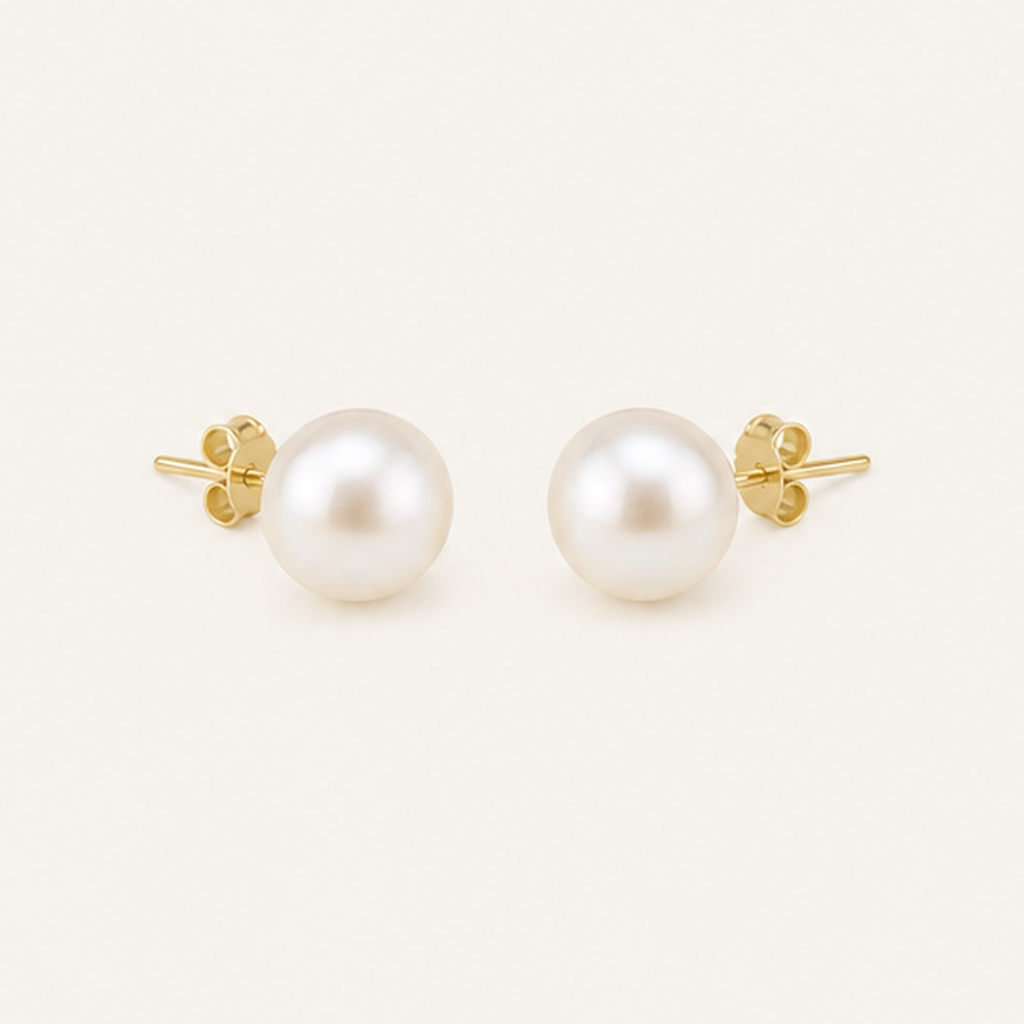 Pearl Stud Earrings