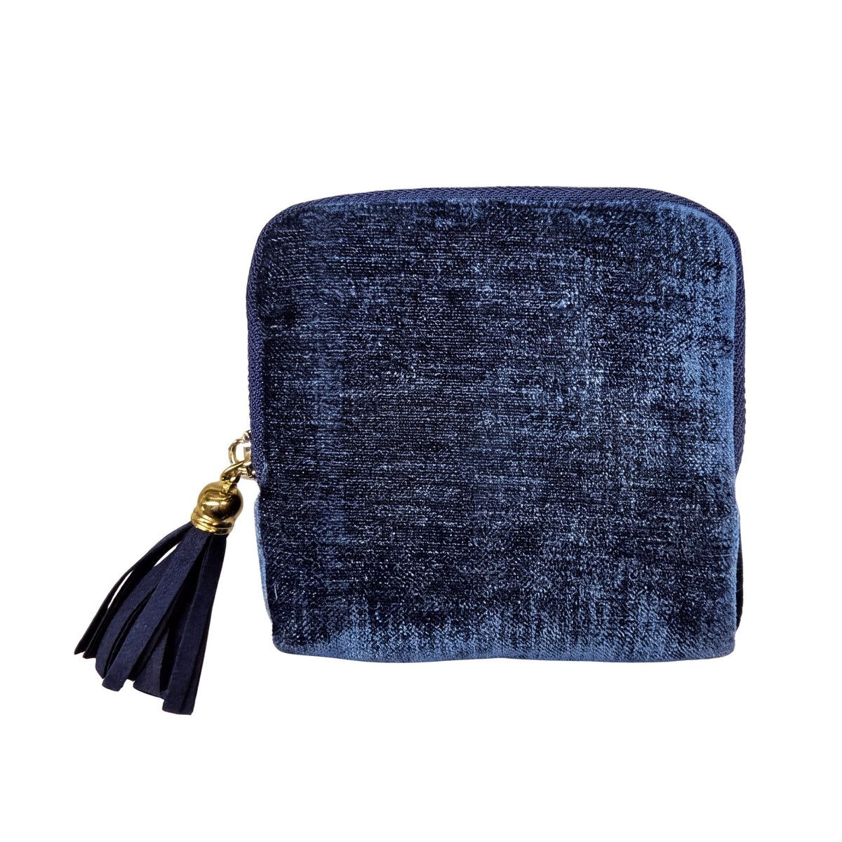 Perly tangle-free jewelry case in navy
