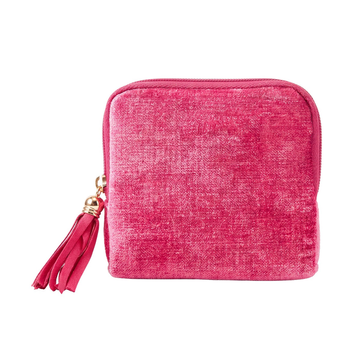 Perly tangle-free jewelry case in hot pink