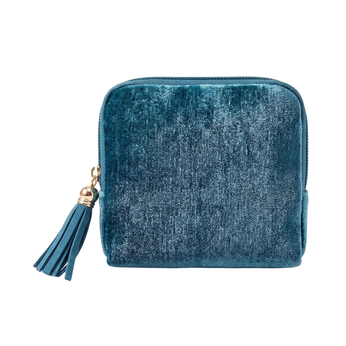 Perly tangle-free jewelry case in teal