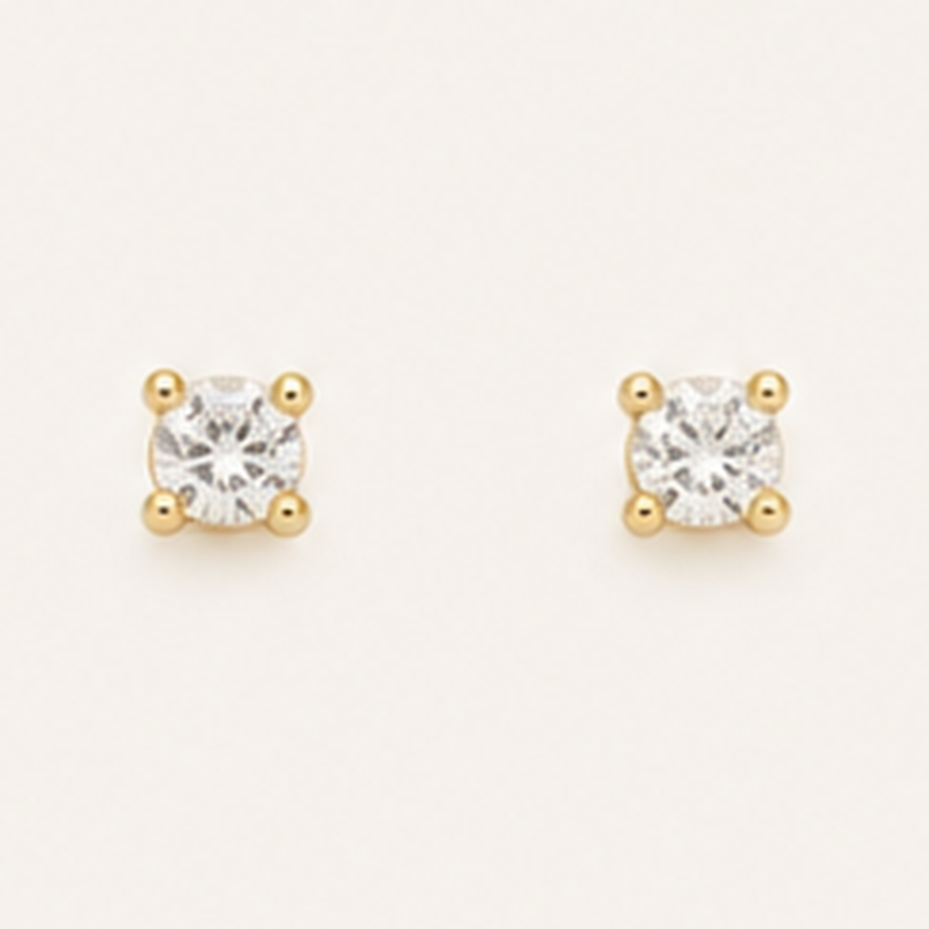 Zircon Stud Earrings